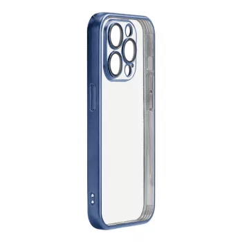 Schutzhülle Joyroom JR-15Q2 matt blau für iPhone 15 Pro schlanke Hartschale