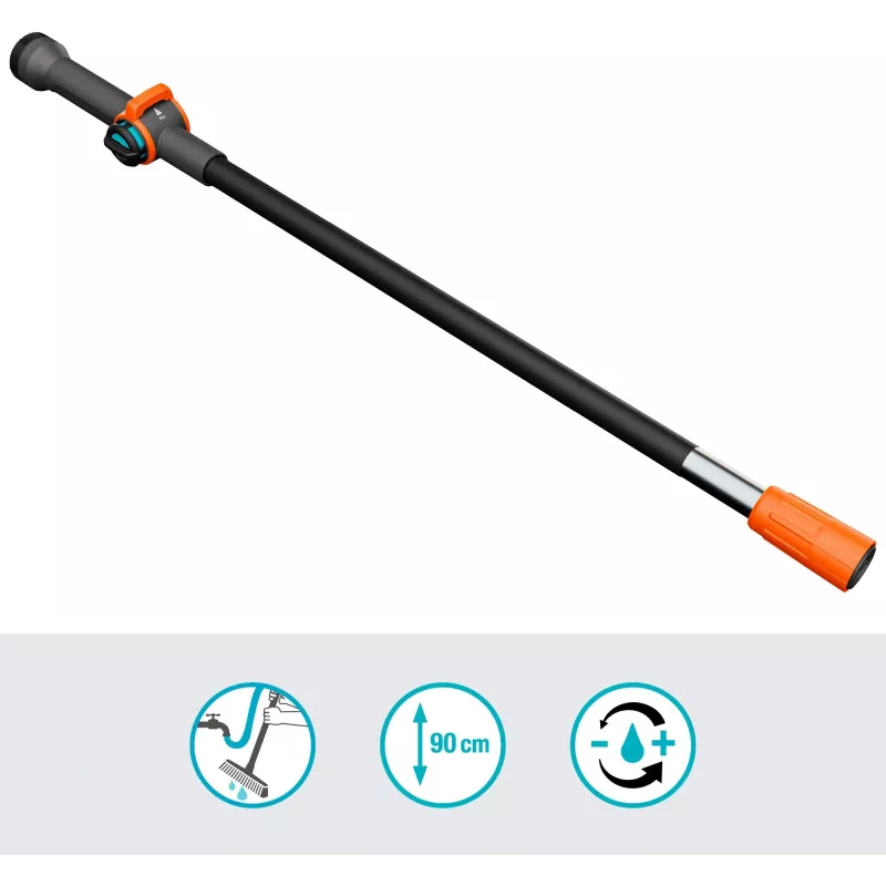 Gardena 18800-20 Cleansystem Stiel S, 90 cm, Aluminium