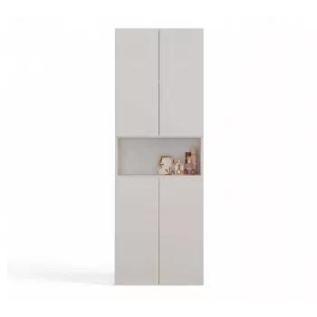 Badezimmerschrank Nel DK 1K Korb Kaschmirfarbe