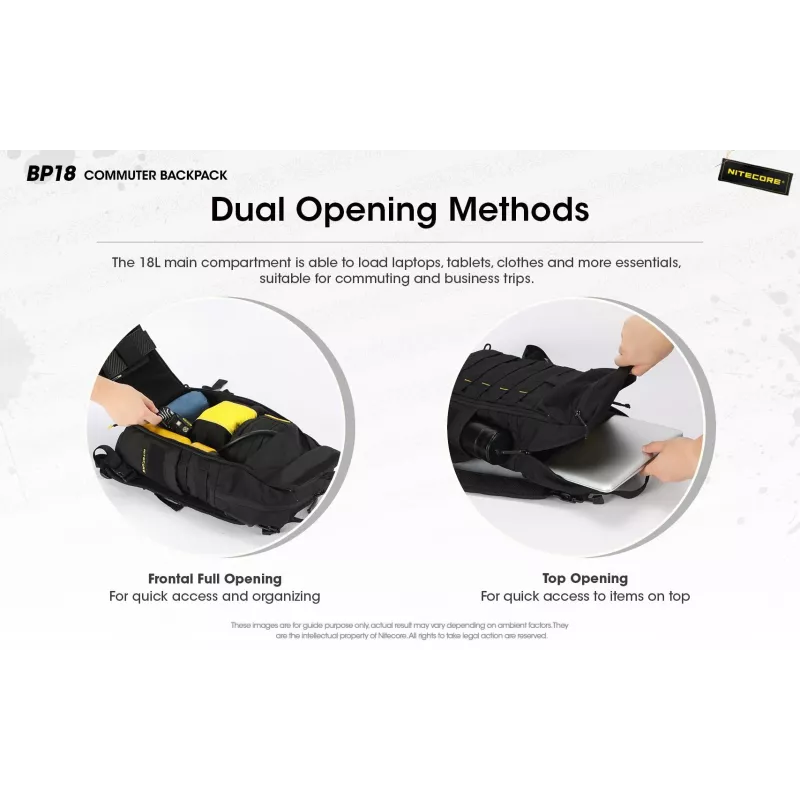 Nitecore BP18 Laptop-Rucksack