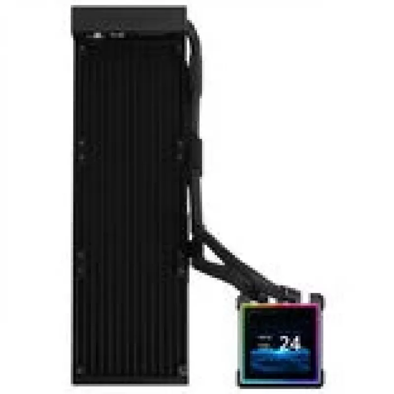 AiO Flüssigkeitskühler Lian Li HydroShift II LCD-S 360mm — RGB LCD-Display, ohne Lüfter
