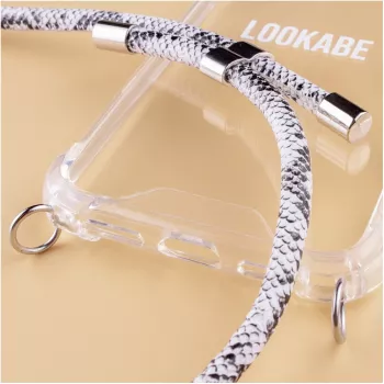 Necklace Lookabe Snake Edition für iPhone X/Xs — silberner Anhänger-Zubehör