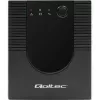 Qoltec Monolith 53775 Line-Interactive USV, 1200 VA (1,2 kVA) / 720 W, AVR, 4 AC-Steckdosen, schwarz