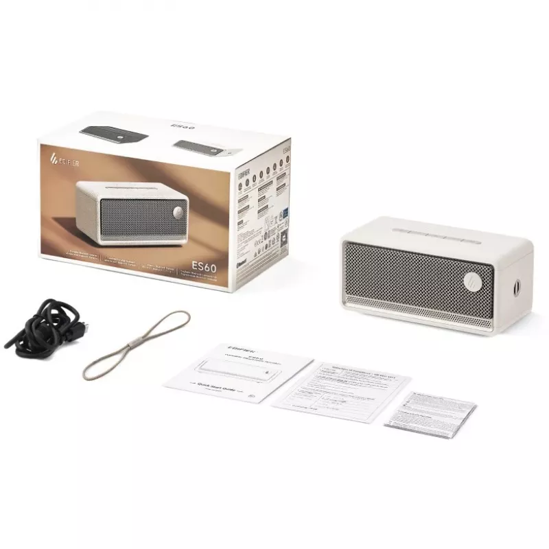 Stereo tragbarer Lautsprecher Edifier ES60 Weiß