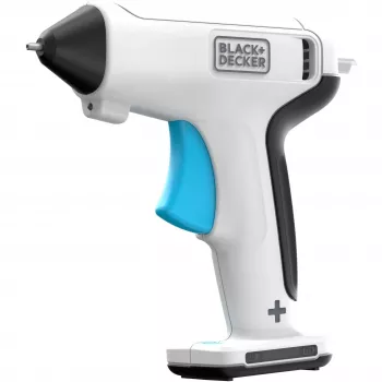 Black+Decker BCGL115-XJ Heißklebepistole 3,6 V wiederaufladbarer Akku USB-C-Ladekabel 1 (BCGL115-XJ)