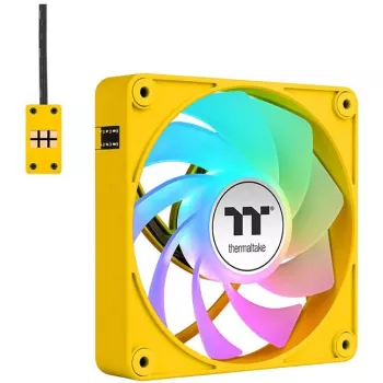 Thermaltake CT120 EX Reverse ARGB 120mm Gehäuselüfter 3er-Pack Gelb