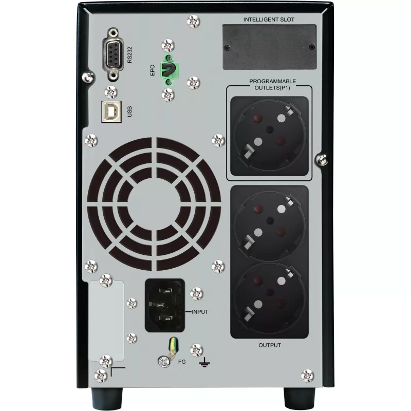 PowerWalker VI 1100 CW Line-Interactive-USV 1100 VA (1,1 kVA), 770 W, 7 Ah, RS-232, USB, Schwarz