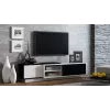 Cama TV-Schrank SIGMA1 180 weiß/schwarz glänzend