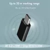 LogiLink BT0048A USB-C Bluetooth 5.3 Adapter, 20 m Reichweite, Schwarz