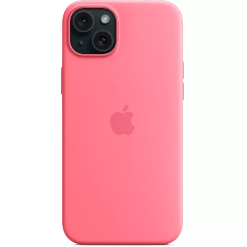 Apple MWNE3ZM/A iPhone 15 Plus Silikon Case mit MagSafe, Rosa