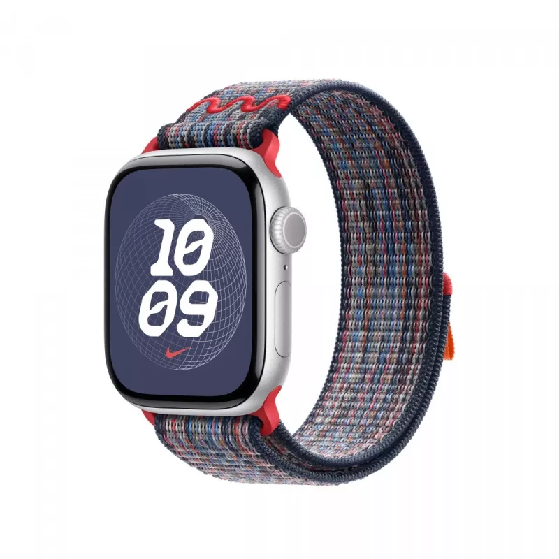 40 mm Blau/Rot Nike Sport Loop