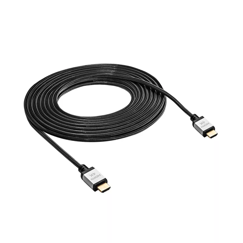 Akyga AK-HD-100P HDMI-2.0-Kabel, umflochten, PRO-Serie, 10 m, schwarz