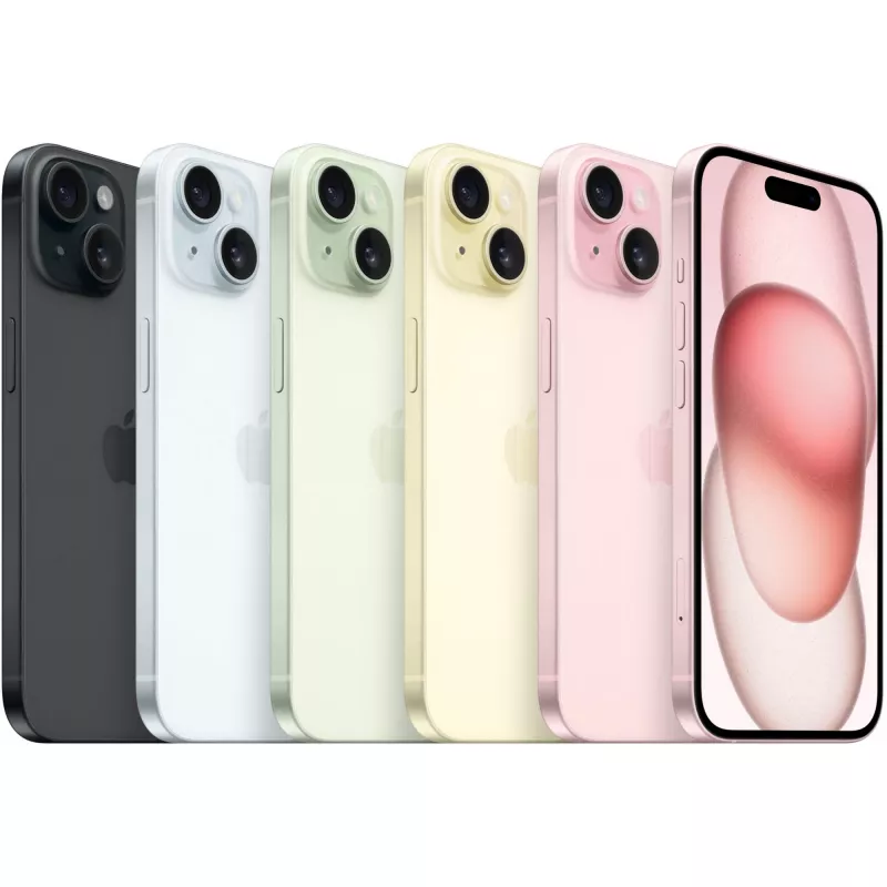 Apple iPhone 15 - 15,5 cm (6.1) - 2556 x 1179 Pixel - 256 GB - 48 MP - iOS 17 - Schwarz