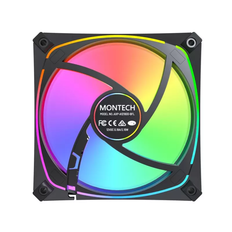 MONTECH AX120 PRO Schwarz 120mm ARGB 3er-Pack