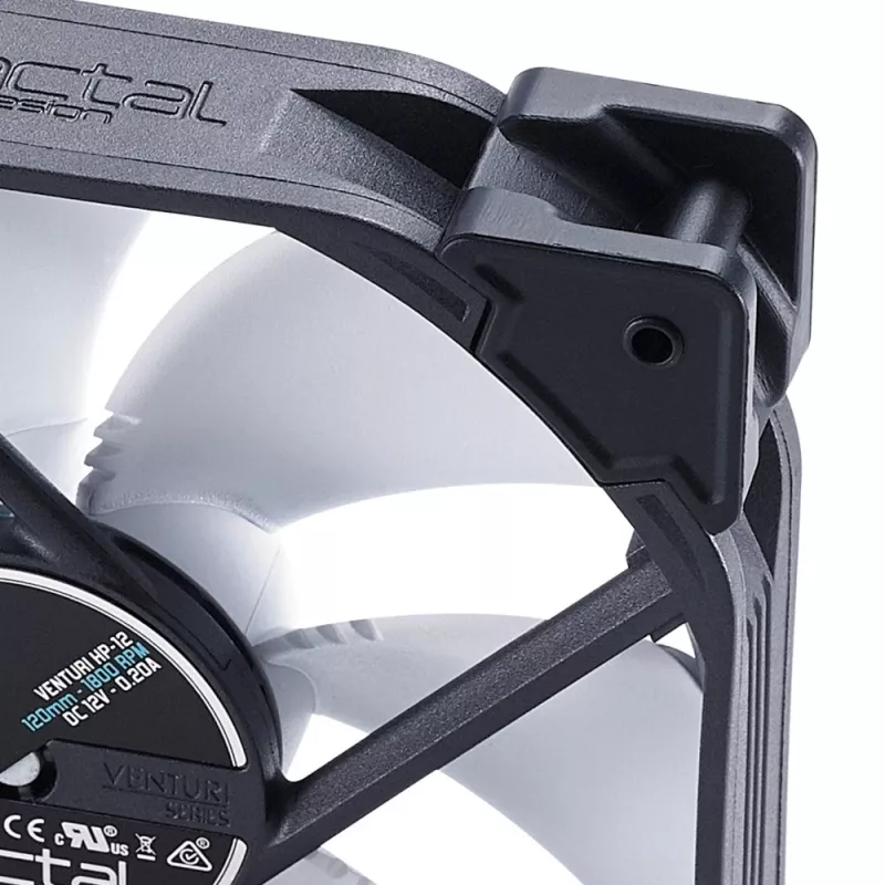 Fractal Design Venturi HP-12 PWM 120-mm-Gehäuselüfter, weiß