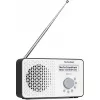 TechniSat VIOLA 200 DAB+ Digitalradiowecker, Weiß/Schwarz