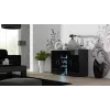 Sideboard Cama SOHO S7 120 cm Schwarz Glanz