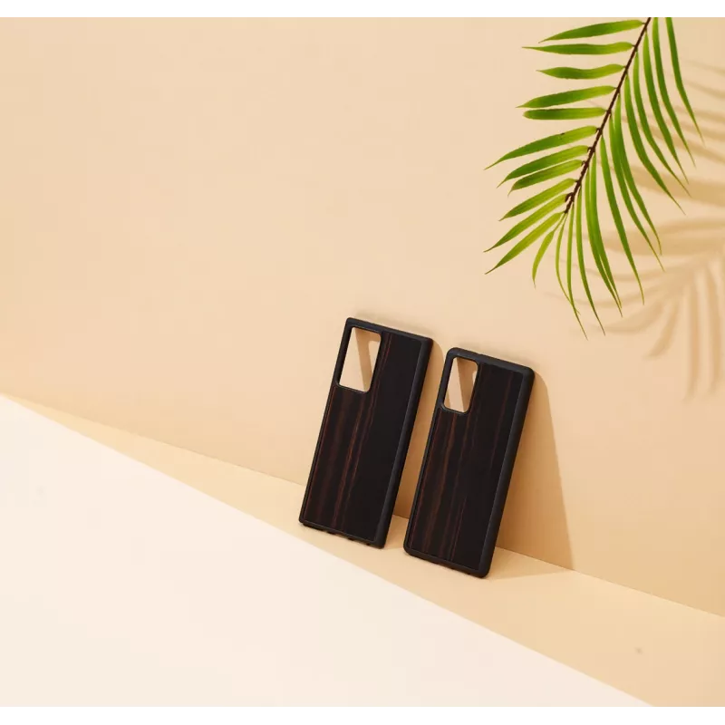 Schutzhülle Man and Wood für Samsung Galaxy Note 20 — Ebenholz Schwarz