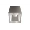 Dunstabzugshaube MAAN ELBA MINI WPB 430, Edelstahl satiniert, 300 mm Durchmesser, 400 mm Höhe, elektronische Steuerung, Fettfilter