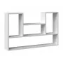 BILBAO 4P hanging rack 100x16x60 cm, Weiß