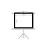 Maclean MC-536 Projektionsleinwand mit Stativ, 72 Zoll, 4:3