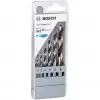 Bosch PointTeQ HSS-Spiralbohrer-Set für Metall, 6-teilig, 2-8 mm, 135°, DIN 338