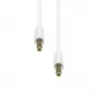 ProXtend 3-Pin schlank Verlängerungskabel M-M Weiß 10 m (M3S-10W)