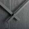 NeXtime klok 3095gs Wood Wood Big, Ø52,8 cm, Wand, Grau