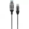 Goobay Ethernet-Kabel USB-A 3.0 auf RJ45 schlank 5 m – verbindet Router, Modem oder (74397)