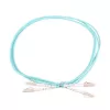 Extralink LC/UPC zu LC/UPC Glasfaser-Patchkabel, Multimode OM3, Duplex, 3 mm Mantel, 2 m