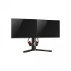 White Shark GMS-3202 RHAMSES-II Dual-Monitor-Tischhalterung, 17-27 Zoll, 2x7 kg, VESA 75x75/100x100