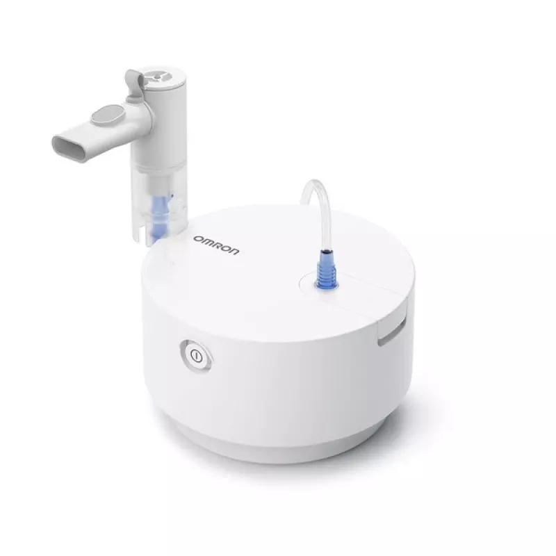 Omron C28P NE-C105-E Vernebler, 2,65 µm MMAD, 0,5 ml/min, Weiß