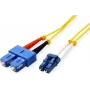 Roline - Patchkabel - LC Singlemode (M) auf SC Singlemode (M) - 3 m - Glasfaser - 9/125 Mikrometer - OS2 - Halogenfrei - Gelb (21.15.8793)