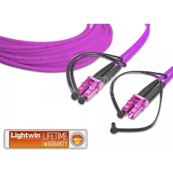 Lightwin hochwertiges Duplex-LWL-Patchkabel, MM OM4, LC - LC LWL-Patchkabel (LDP-50 LC-LC 15.0 OM4)
