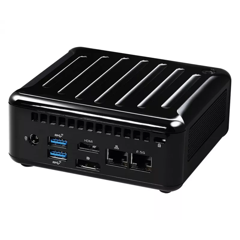 ASRock NUC BOX-1165G7 0,6-l-PC-Barebone, Intel Core i7-1165G7 2,8 GHz, HDMI, USB-C, 2x LAN, DDR4, max. 64 GB