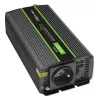 Auto-Wechselrichter Qoltec Monolith 1200 W Schwarz 12 V
