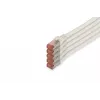 DIGITUS CAT6 S/FTP Patchkabel, 10 m, Weiß, 5er-Pack