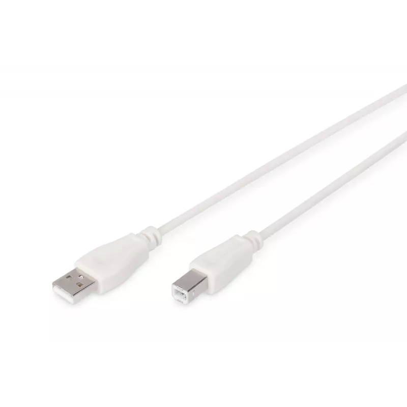 Assmann USB-Verbindungskabel. Typ A - B M/M. 1,8 m. USB 2.0 geeignet. UL. be (AK-300102-018-E)