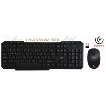 Rebeltec Kabelloses Tastatur- und Maus-Set