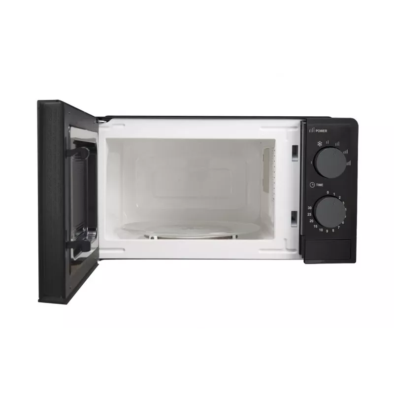 Esperanza ESTOFADO EKO011K Solo-Mikrowelle, Standgerät, 20 l, 700 W, 5 Leistungsstufen, 24,5 cm Drehteller, Schwarz