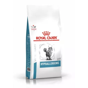 Trockenfutter für Katzen Royal Canin Hypoallergenic 400 g — veterinärmedizinische Diät für ausgewachsene Katzen mit Futtermittelunverträglichkeiten, Geflügelgeschmack