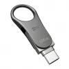 Silicon Power Mobile C80 128 GB USB-Stick, USB Typ-A / USB Typ-C, USB 3.0 (3.1 Gen 1), Titan