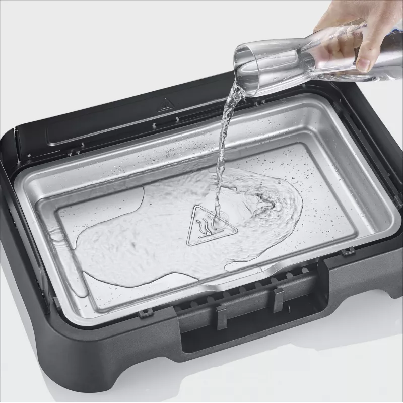 SEVERIN Tisch-Elektrogrill PG 8593, 2000 W, rechteckiger Rost, schwarz