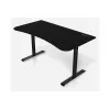 Arozzi Arena Medium Gaming-Tisch ARENA-MEDIUM-PBK, 140 x 75,5 cm, vollflächiges Mikrofaser-Mauspad, Pure Black