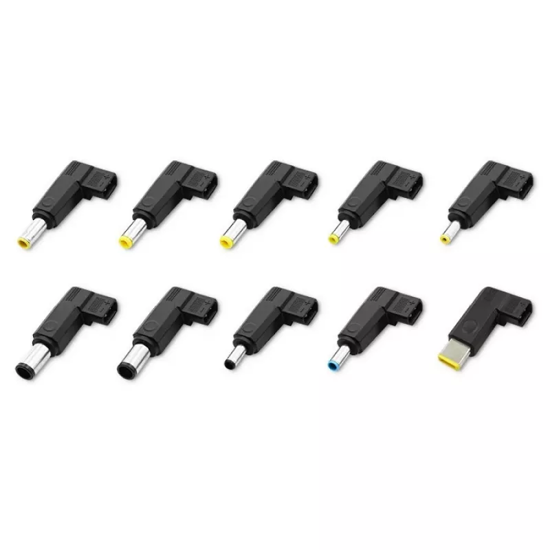 Universelles Netzteil QOLTEC 52414 65W mit 10 austauschbaren Steckern