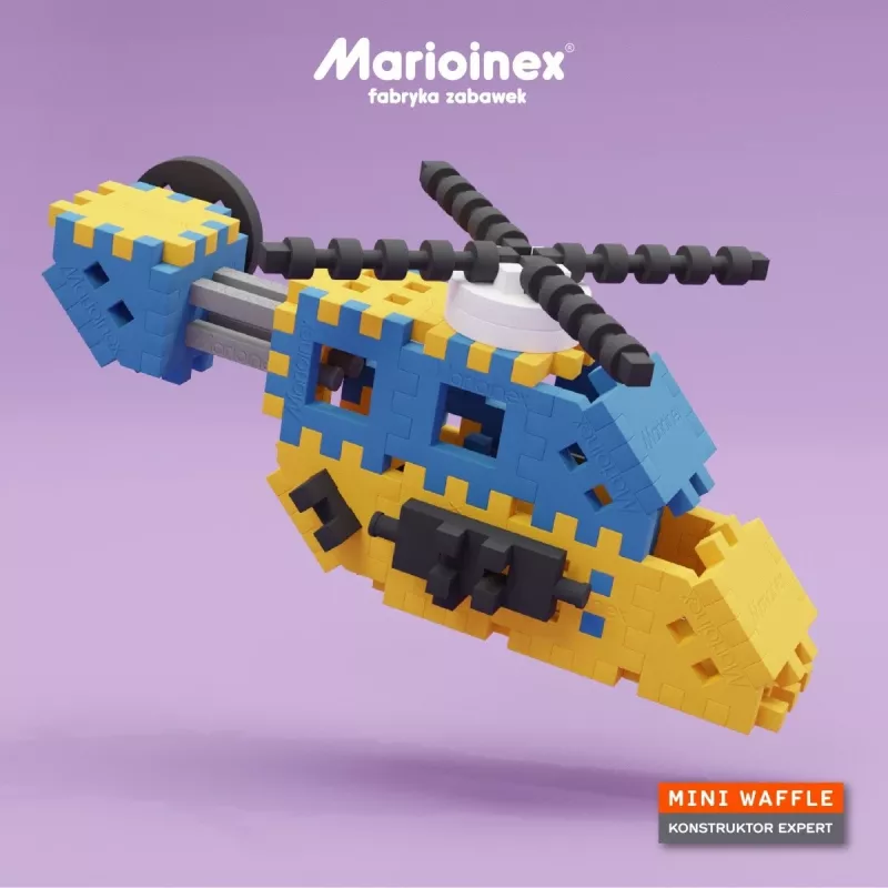 Baukasten-Set Marioinex Mini Waffle Constructor – 141 Teile, mehrfarbig, für Kinder ab 5 Jahren
