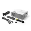 Technaxx TX-127 Mini-LED-Projektor, LCD, HD 720p (1280x720), Weiß/Grau