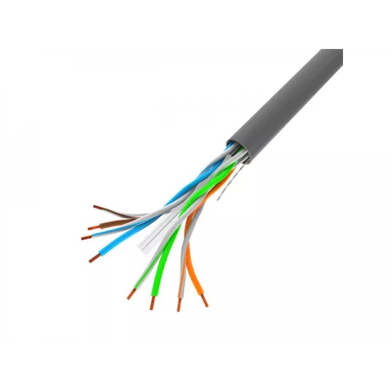 Lanberg LCU6-10CC-0305-S Netzwerkkabel Cat6 U/UTP, 305 m, starr, CCA, 1 Gb/s, Grau