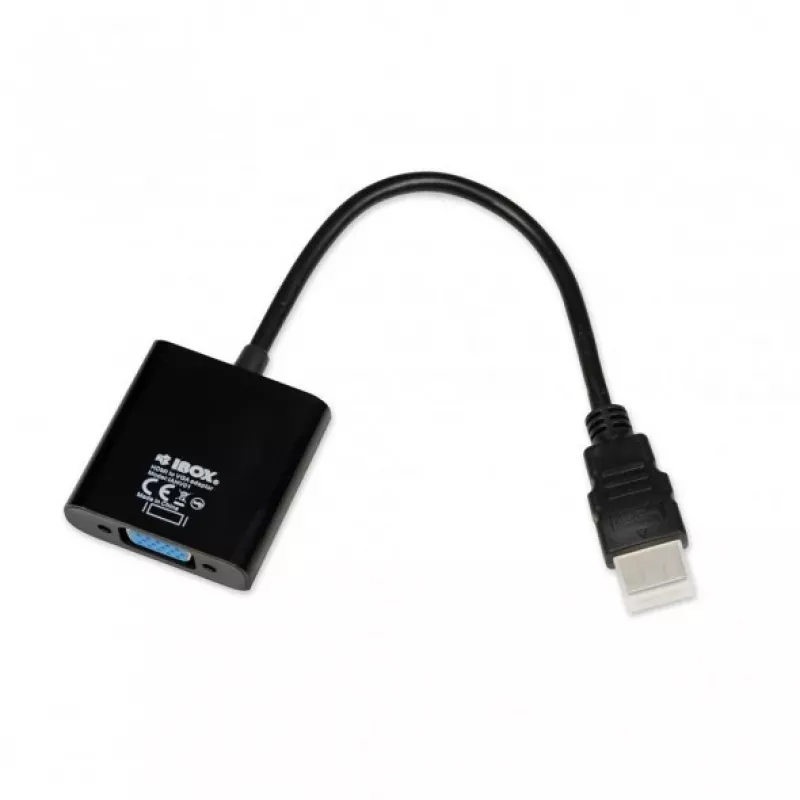 iBox IAHV01 HDMI-auf-VGA-Adapter, schwarz
