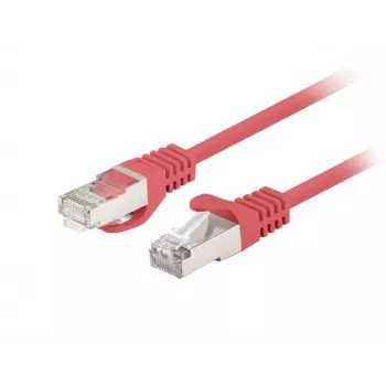 Lanberg PCF6-20CC-0100-R Cat.6 F/UTP Patchkabel, 10er-Pack, 1 m, Rot